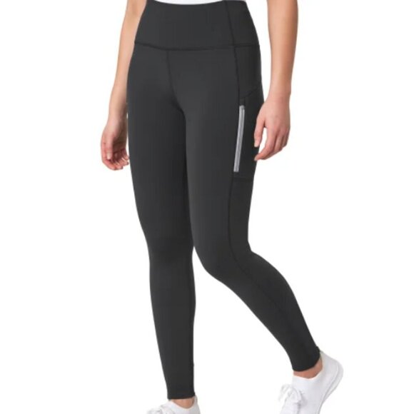 NEW Mondetta High Women's S  Waist Active Legging With Zip Polyester - Picture 1 of 8
